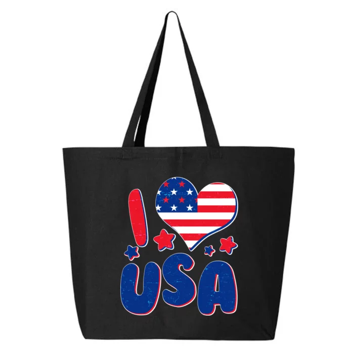 I Heart USA 25L Jumbo Tote