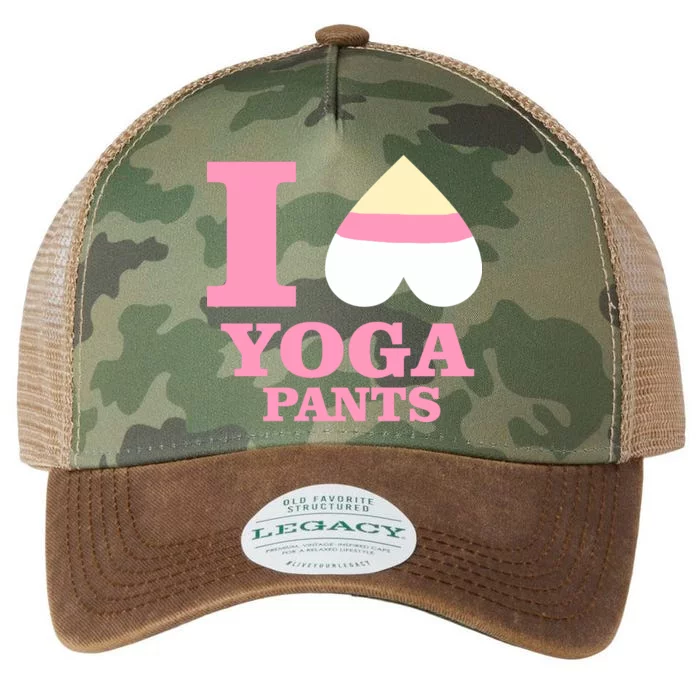 I Heart Yoga Pants Legacy Tie Dye Trucker Hat