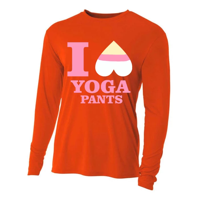 I Heart Yoga Pants Cooling Performance Long Sleeve Crew