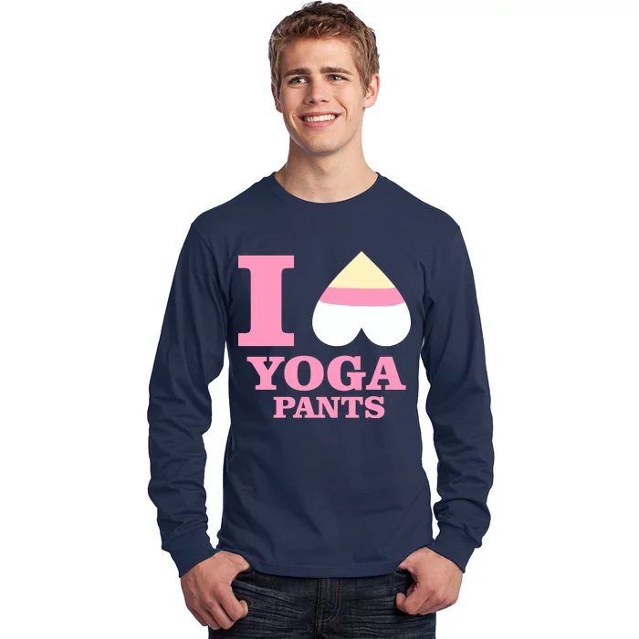 I Heart Yoga Pants Long Sleeve Shirt