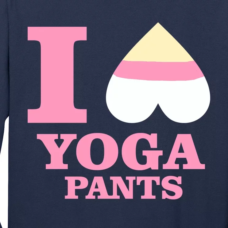 I Heart Yoga Pants Long Sleeve Shirt