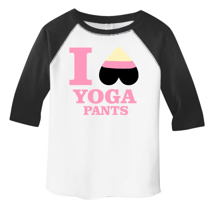 I Heart Yoga Pants Toddler Fine Jersey T-Shirt