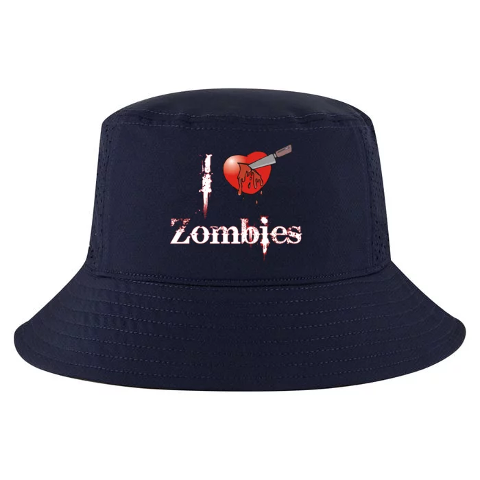 I Heart Zombies Cool Comfort Performance Bucket Hat