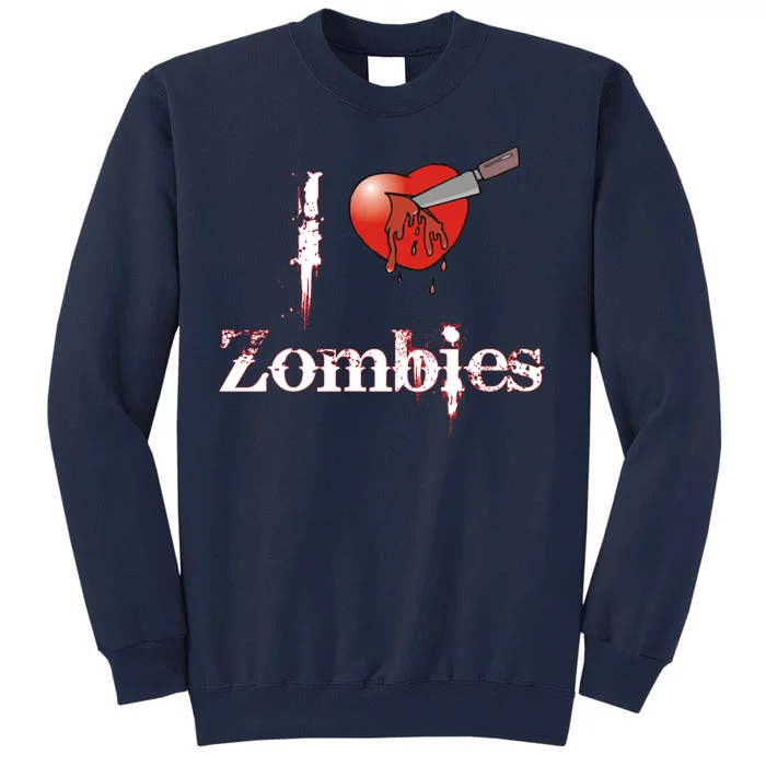 I Heart Zombies Tall Sweatshirt