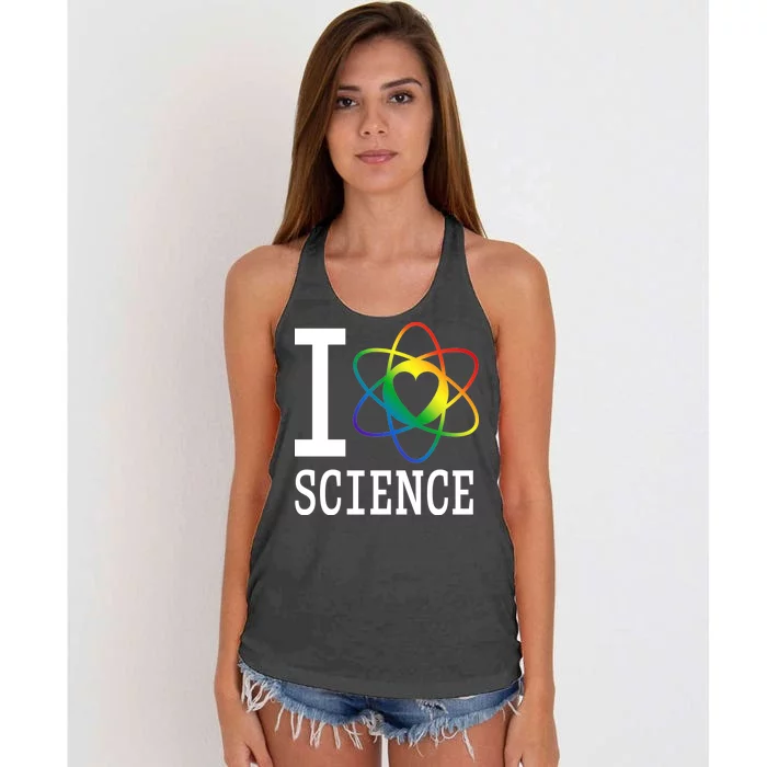 I Heat Science Women's Knotted Racerback Tank