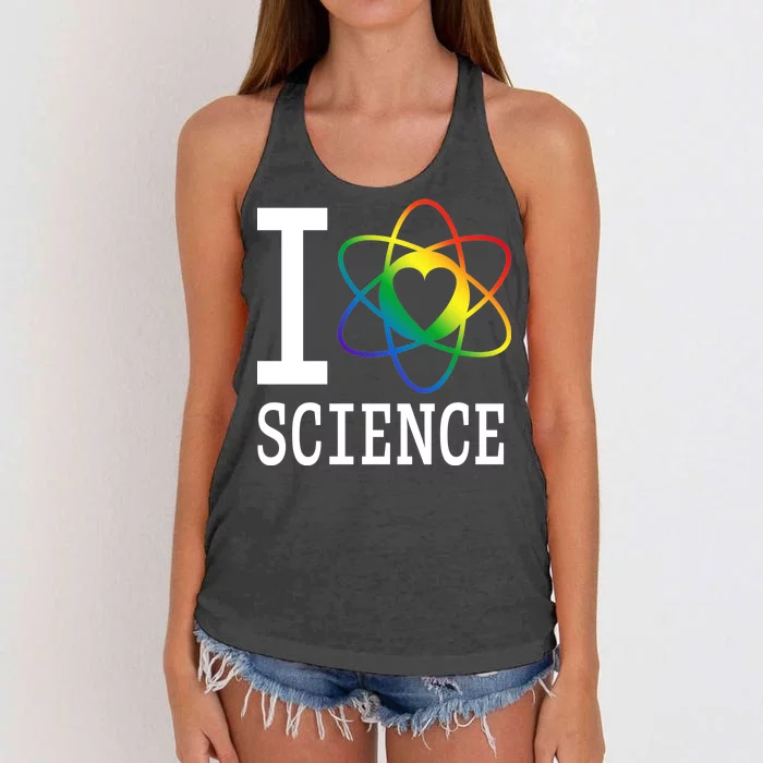 I Heat Science Women's Knotted Racerback Tank