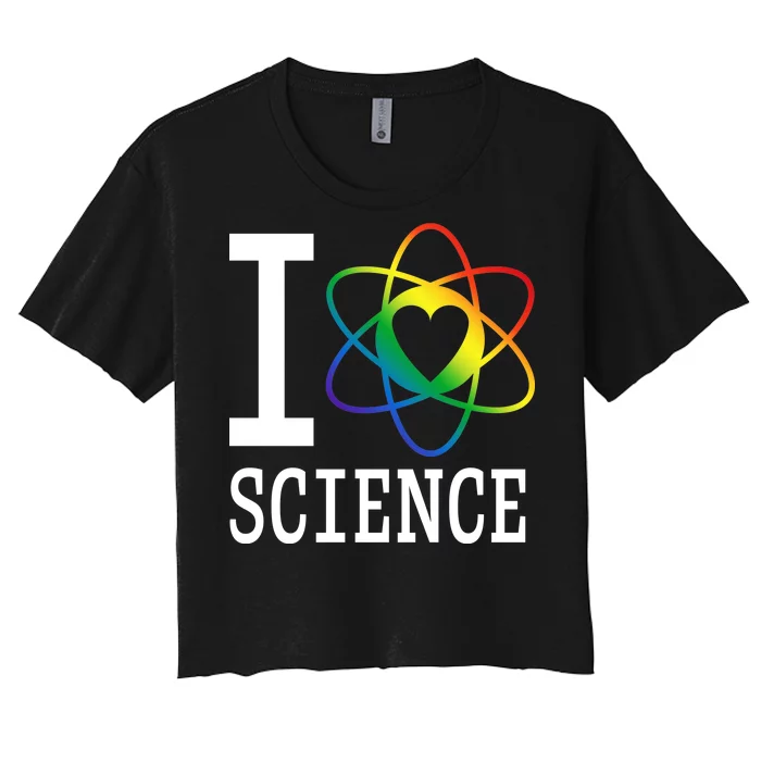 I Heat Science Women's Crop Top Tee