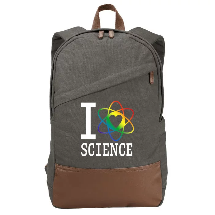 I Heat Science Cotton Canvas Backpack