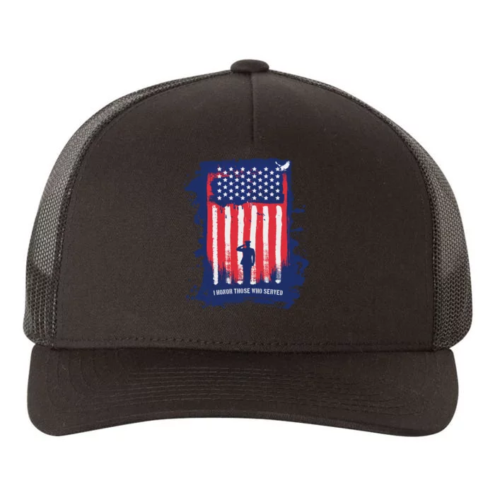 I Honor Those Who Served Yupoong Adult 5-Panel Trucker Hat