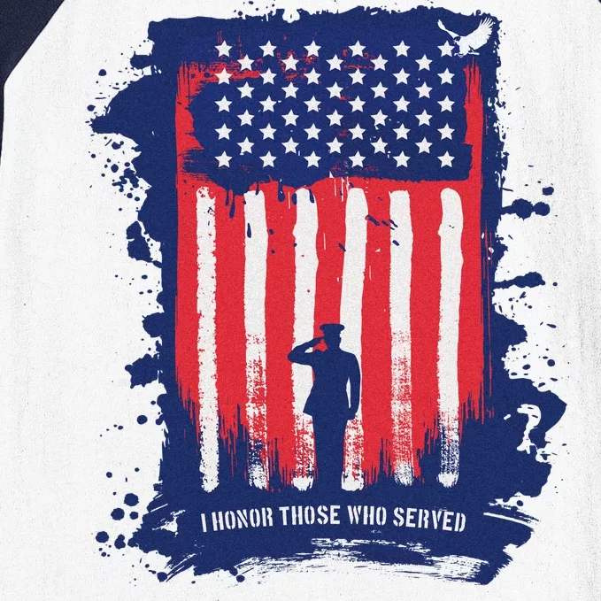 I Honor Those Who Served Baseball Sleeve Shirt