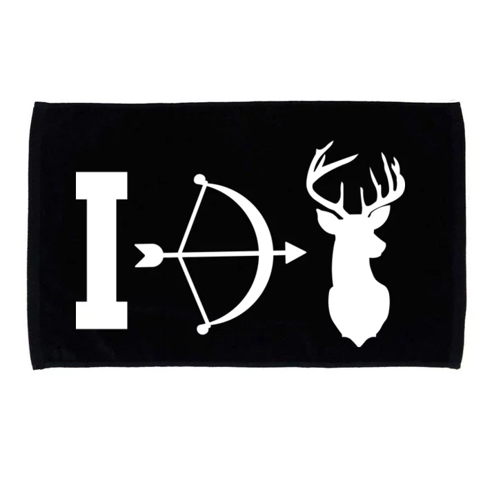 I Hunt Deer Microfiber Hand Towel