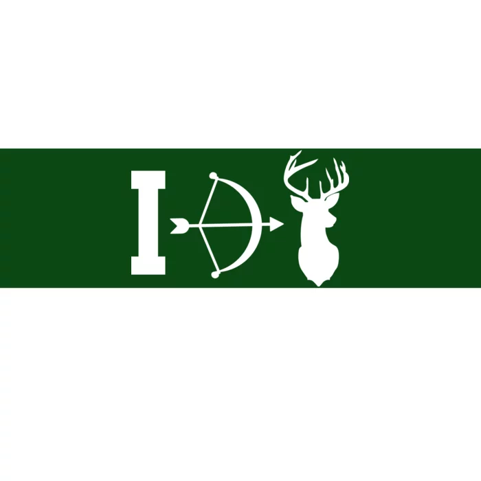 I Hunt Deer Bumper Sticker