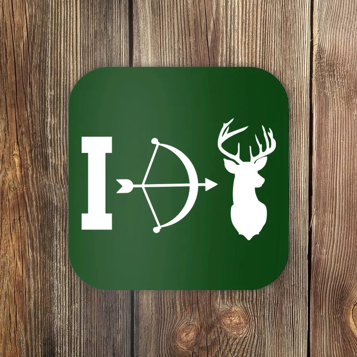 I Hunt Deer Coaster