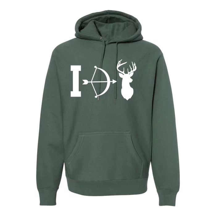 I Hunt Deer Premium Hoodie