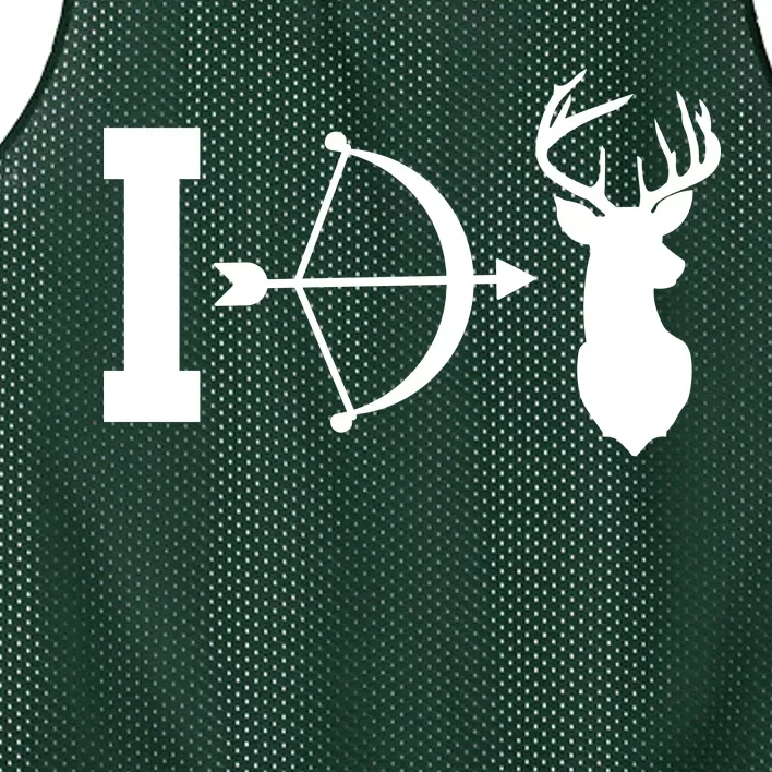 I Hunt Deer Mesh Reversible Basketball Jersey Tank