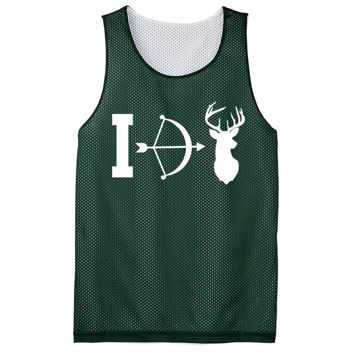 I Hunt Deer Mesh Reversible Basketball Jersey Tank