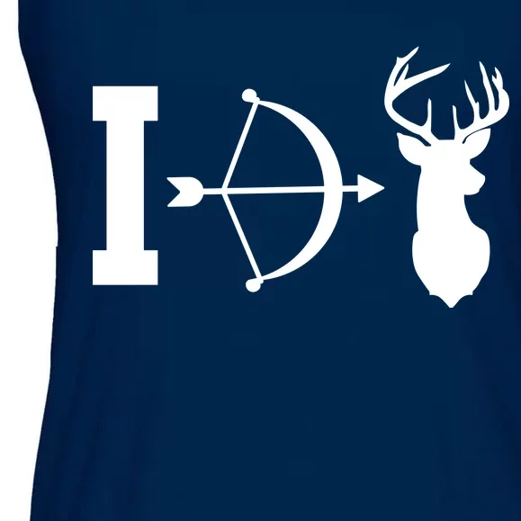 I Hunt Deer Ladies Essential Flowy Tank