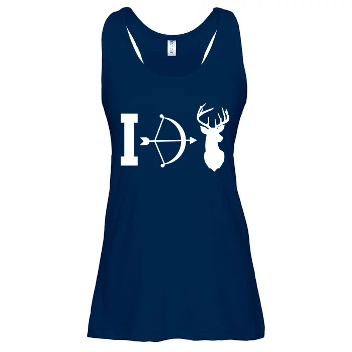 I Hunt Deer Ladies Essential Flowy Tank