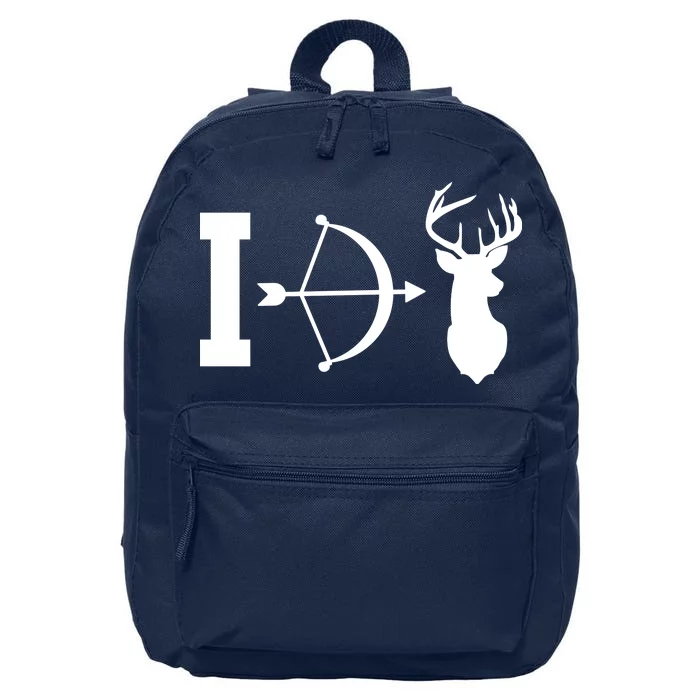 I Hunt Deer 16 in Basic Backpack