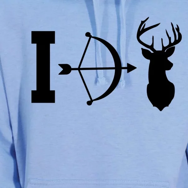 I Hunt Deer Unisex Surf Hoodie