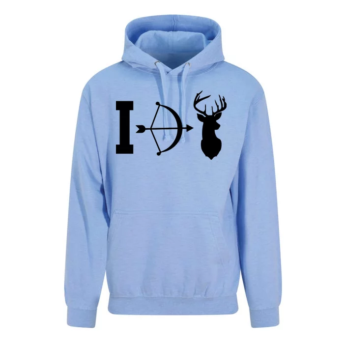 I Hunt Deer Unisex Surf Hoodie