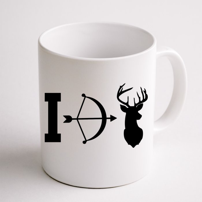 I Hunt Deer Front & Back Coffee Mug