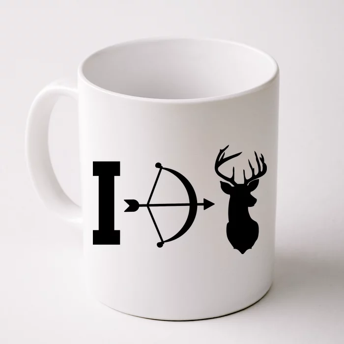 I Hunt Deer Front & Back Coffee Mug