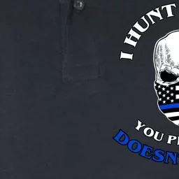 I Hunt The Evil You Pretend Doesn't Exist Softstyle Adult Sport Polo