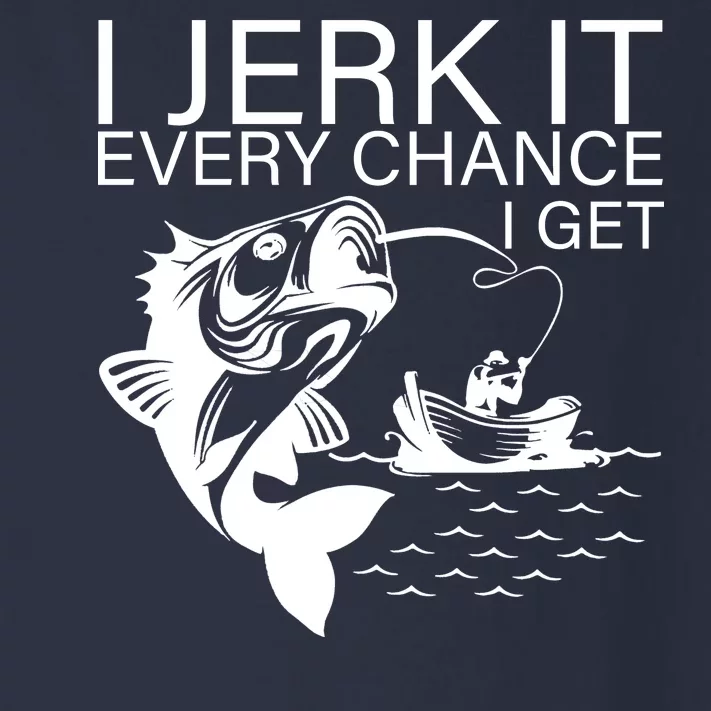 I Jerk It Every Chance I Get Funny Fishing Toddler Long Sleeve Shirt