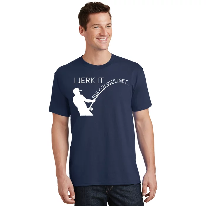 JOKE FISHING Funny Fishing' Men's Tall T-Shirt
