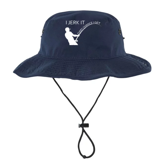 I Jerk It Funny Fishing Pole Legacy Cool Fit Booney Bucket Hat