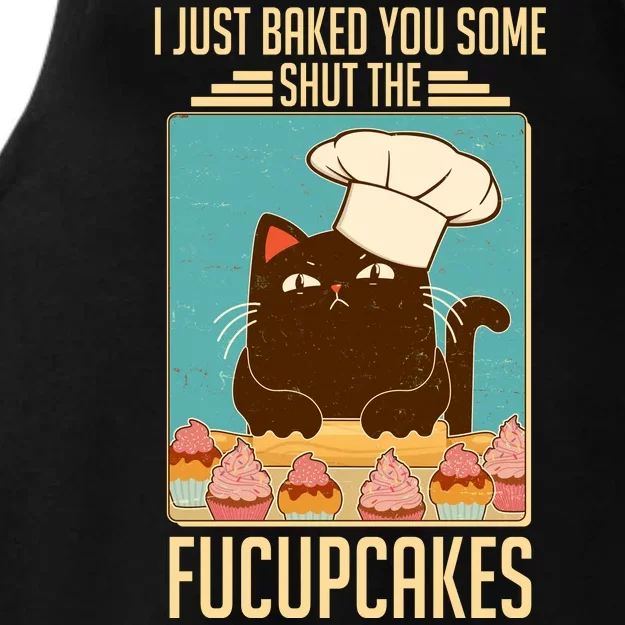 I Just Baked You Some Shut The Fucupcakes Cat Ladies Tri-Blend Wicking Tank