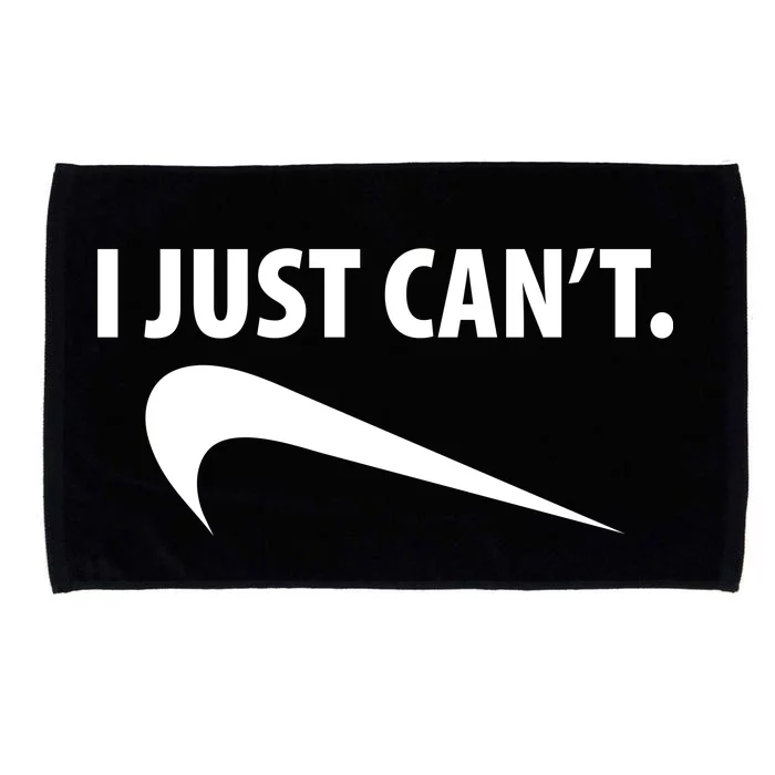 I Just Can't Funny Parody Microfiber Hand Towel