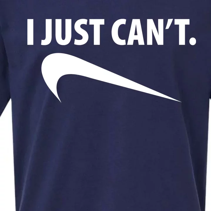 I Just Can't Funny Parody Sueded Cloud Jersey T-Shirt