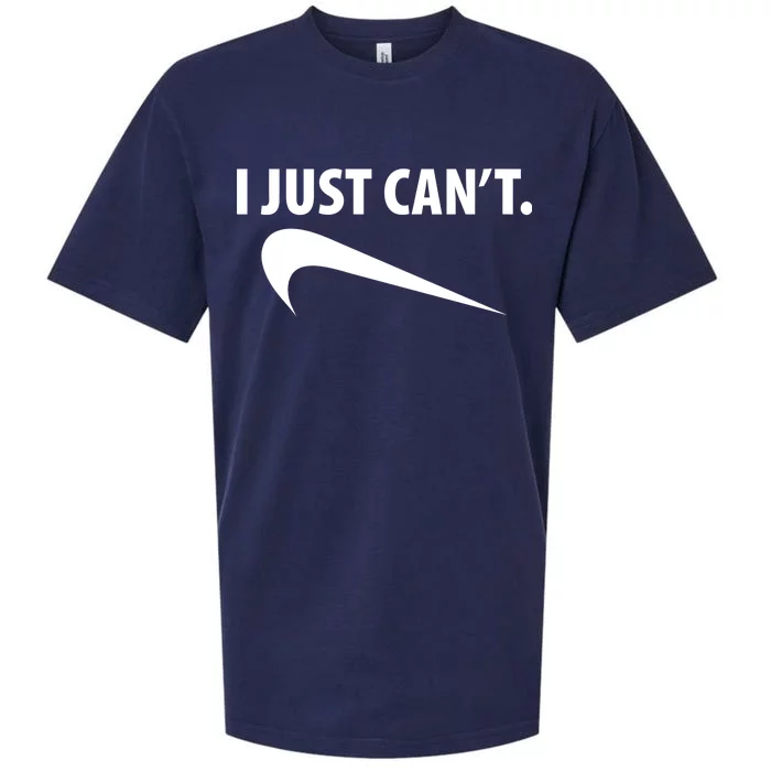 I Just Can't Funny Parody Sueded Cloud Jersey T-Shirt