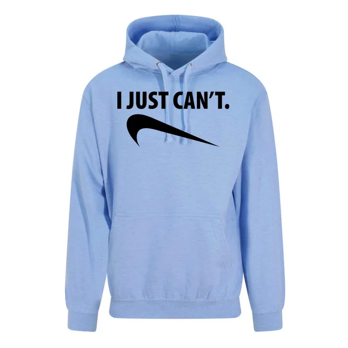 I Just Can't Funny Parody Unisex Surf Hoodie