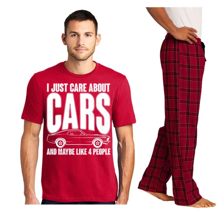 I Just Care About Cars and Maybe Like 4 People Pajama Set