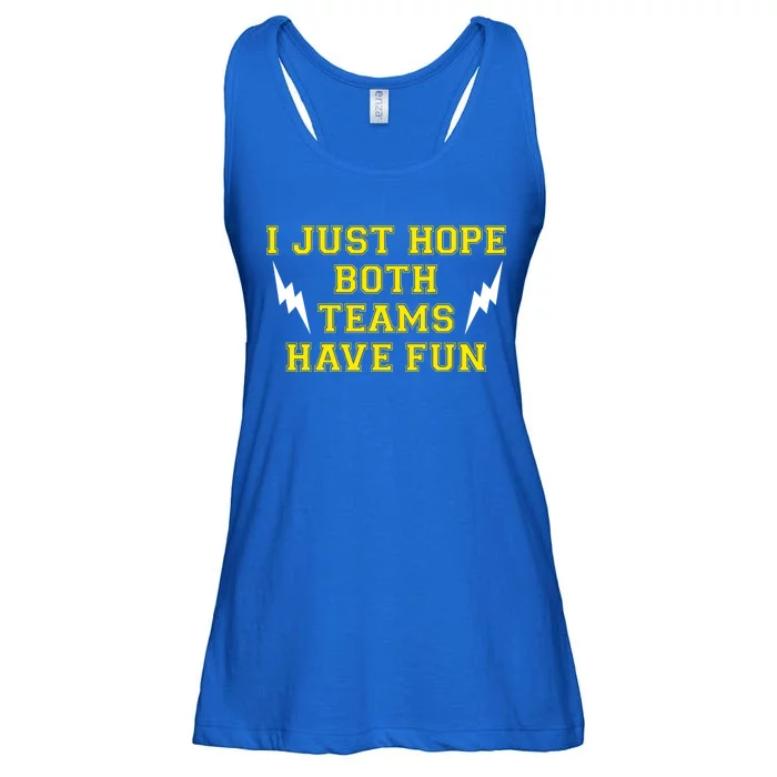 I Just Hope Both Teams Win Ladies Essential Flowy Tank