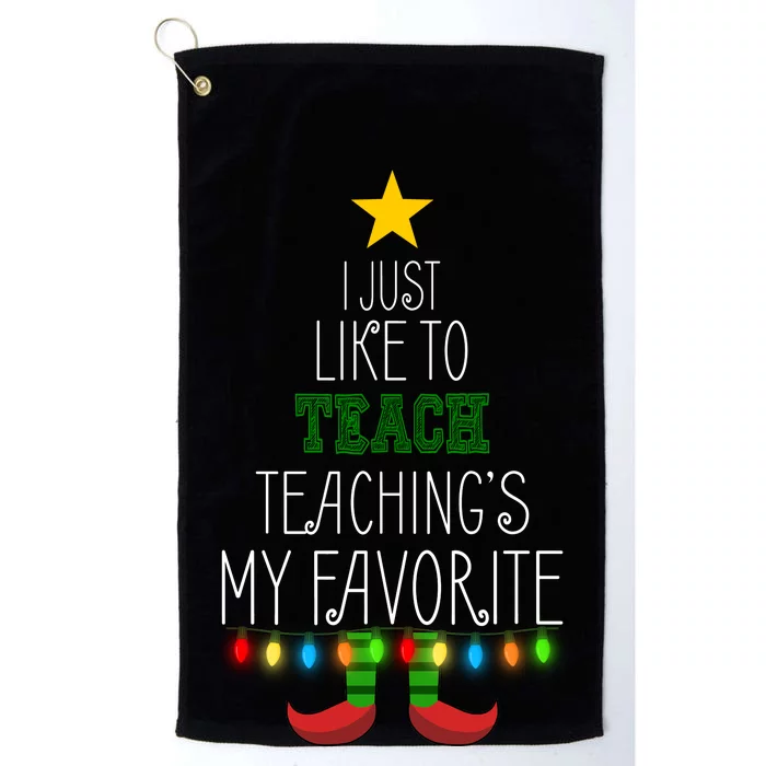 I Just Like To Teach, Teachings My Favorite Platinum Collection Golf Towel