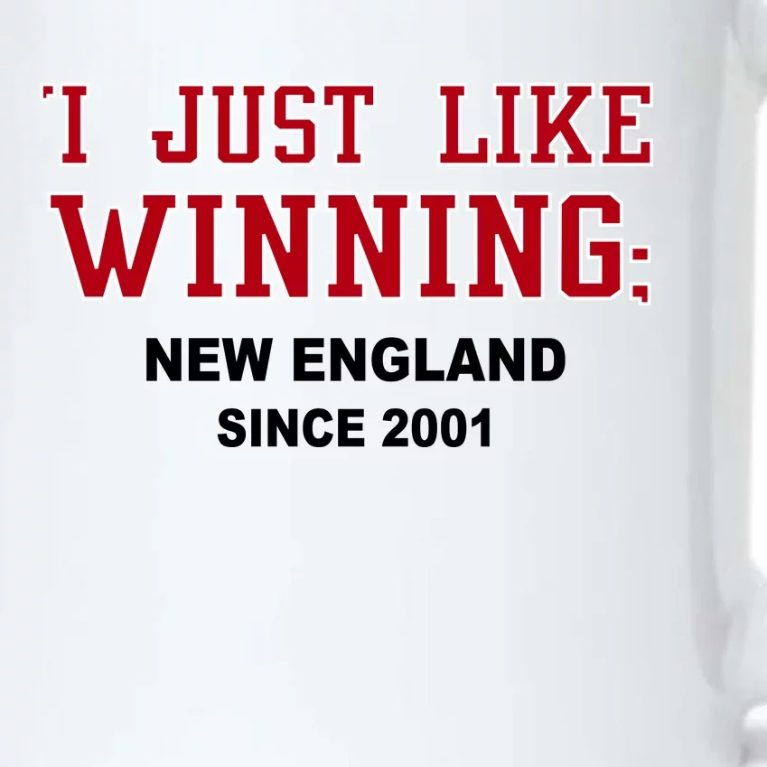 I Just Like Winning New England Black Color Changing Mug