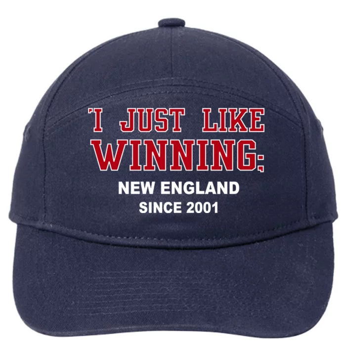 I Just Like Winning New England 7-Panel Snapback Hat