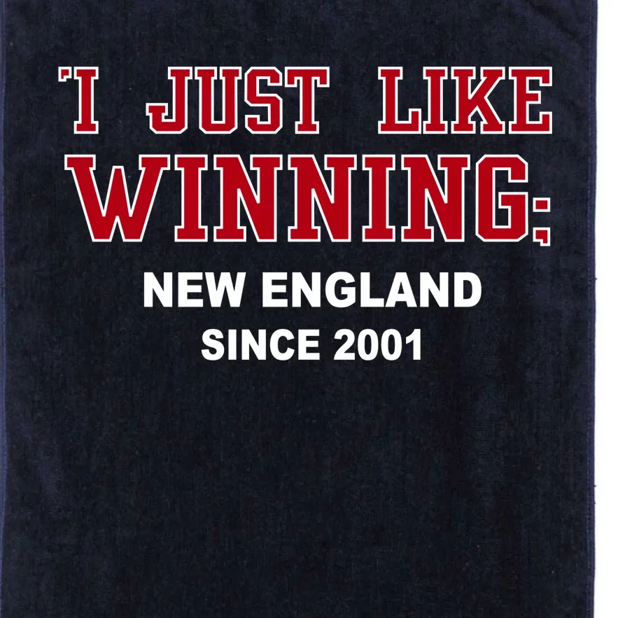 I Just Like Winning New England Platinum Collection Golf Towel