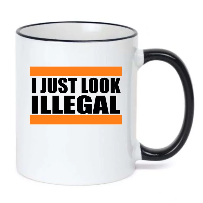 I Just Look Illegal Box Black Color Changing Mug