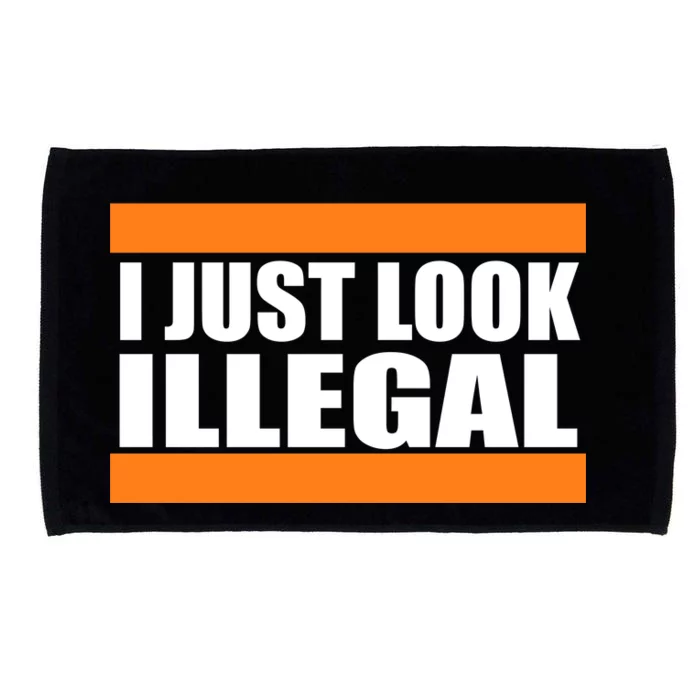 I Just Look Illegal Box Microfiber Hand Towel