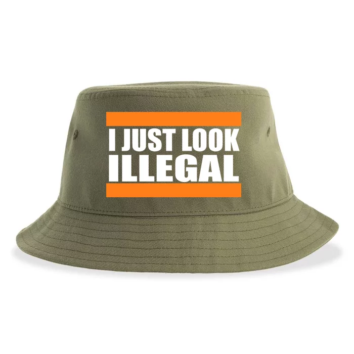 I Just Look Illegal Box Sustainable Bucket Hat