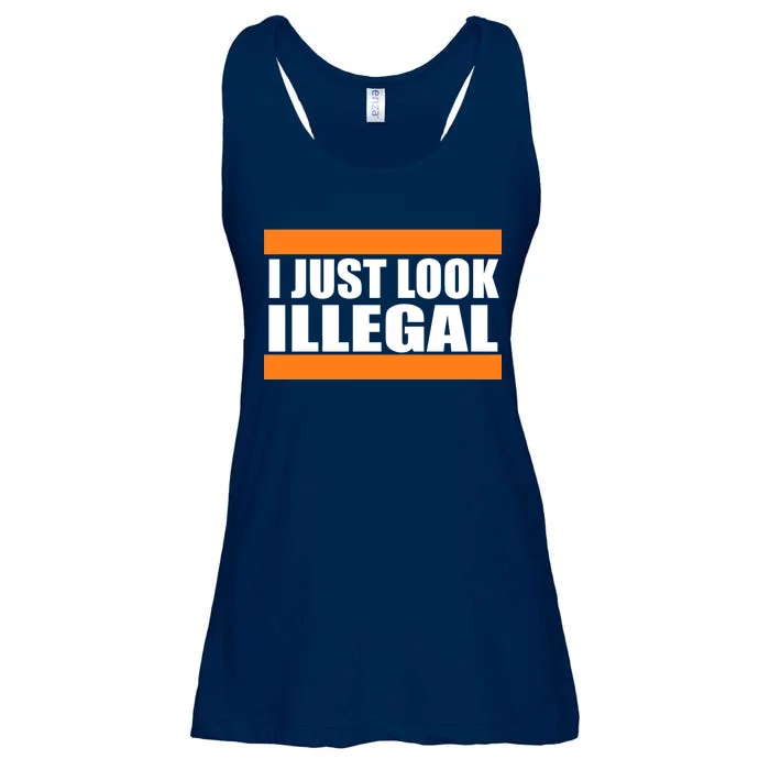 I Just Look Illegal Box Ladies Essential Flowy Tank