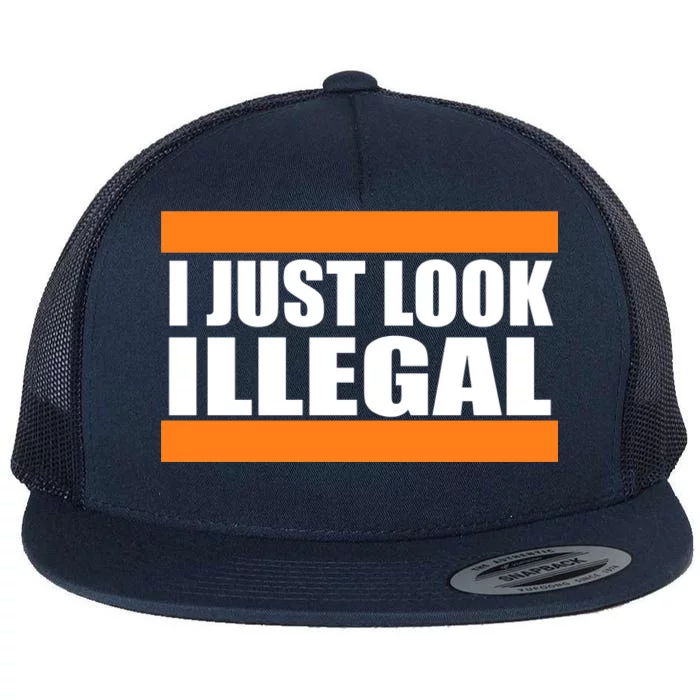 I Just Look Illegal Box Flat Bill Trucker Hat