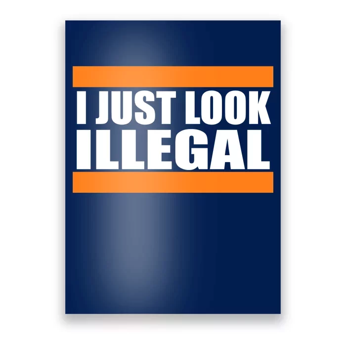 I Just Look Illegal Box Poster