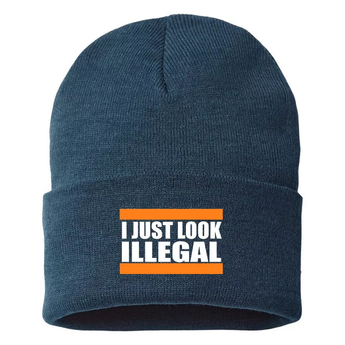 I Just Look Illegal Box Sustainable Knit Beanie