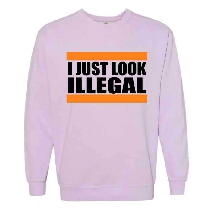 I Just Look Illegal Box Garment-Dyed Sweatshirt